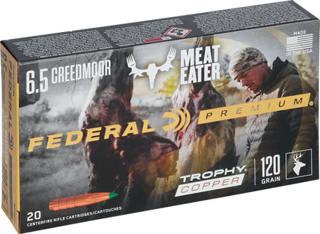Federal Premium Copper Trophy Copper 120 Grain 6.5mm Creedmoor 2875 fps