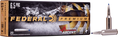 Federal Premium 6.5 PRC 130 grain Terminal Ascent ammunition