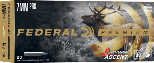 Federal Premium Classic 7mm PRC 155 grain Terminal Ascent ammunition