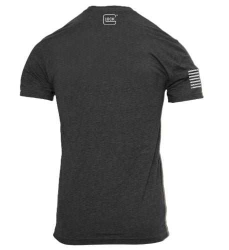 GLOCK PERFECTION TEE SHORT SLEEVE T SHIRT LG CHARCOAL