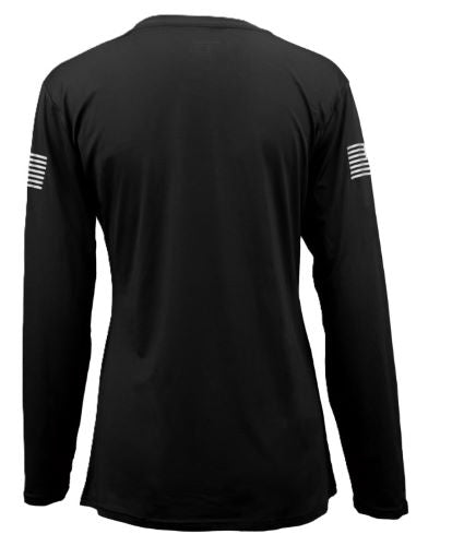 GLOCK LADIES PERFORMANCE LONG SLEEVE SHIRT LG BLACK