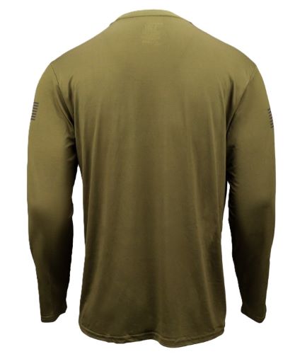 GLOCK PERFORMANCE LONG SLEEVE SHIRT XL MILITARY GREEN