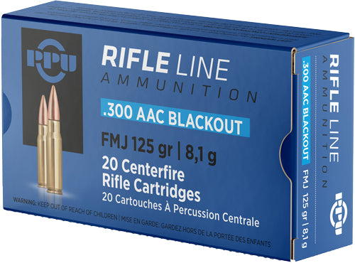 PPU (Nemo) 300 AAC 125GR FMJ-20RD 50BX/CS