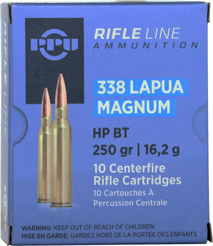 Prvi Partizan Rifle .338 Lapua Magnum 250 grain Hollow Point Boat Tail ammunition