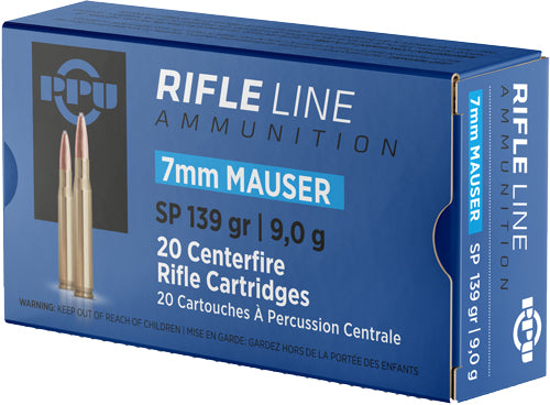 Prvi Partizan Metric Rifle Soft Point 139 Grain 7mm Mauser 2660 fps