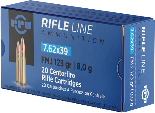 Prvi Partizan Metric Rifle Full Metal Jacket 123 Grain 7.62x39mm 2350 fps