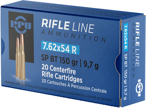 Prvi Partizan Metric Rifle 7.62x54mmR 150 grain Soft Point ammunition