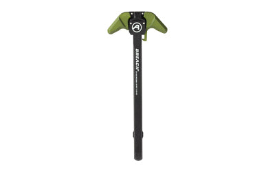 Aero Precision AR-15 BREACH Ambi Charging Handle, Large Lever Configuration, Black and Olive Drab Green