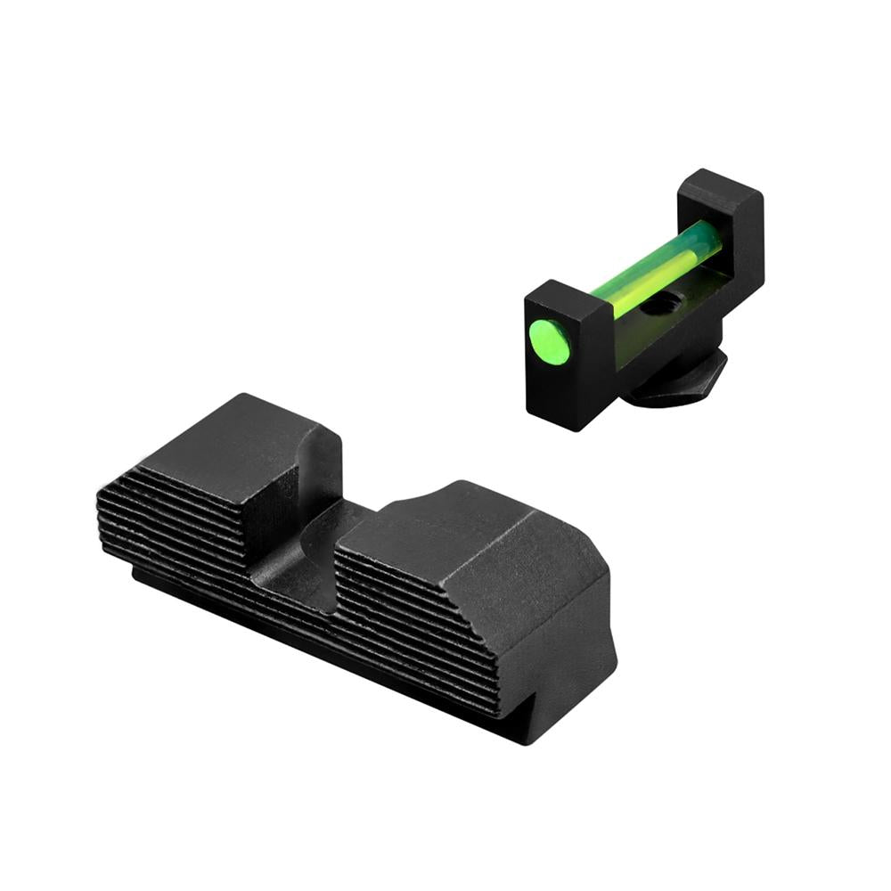 XS Sight Green Fiber Optic Iron Sight Kit for Glock 42 43 43X 48