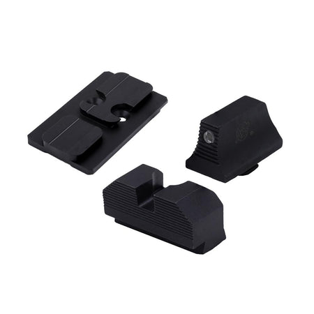 XS Sights Tritium Glock MOS ACRO Mount Bundle – Optic Plate and BUIS Combo Black