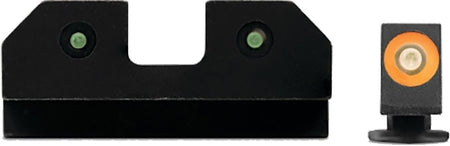XS R3D Night Sights with Orange Glow Dot - Glock 42/43/43X/48