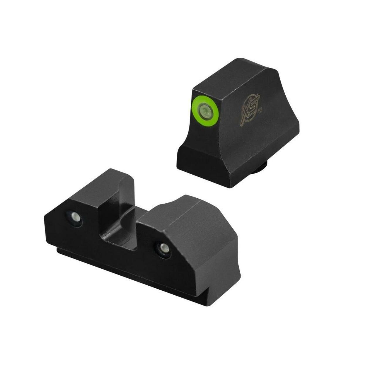 XS Sights R3D Green Night Sight Set for Glock 42/43/43X/48 RMR Height