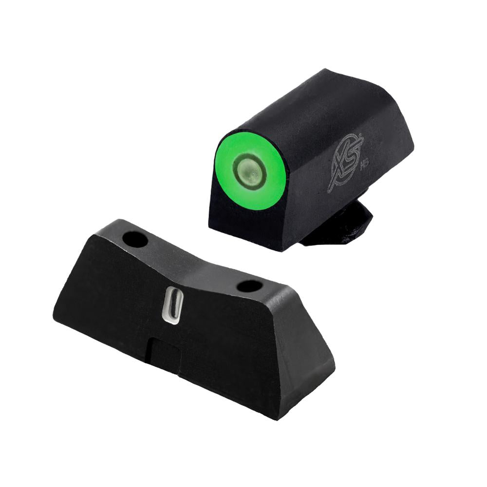 XS DXT2 PRO Big Dot Green Tritium Glow Dot Night Sights for Glock 17 19 22 23 24 26 27 31-39 45 47
