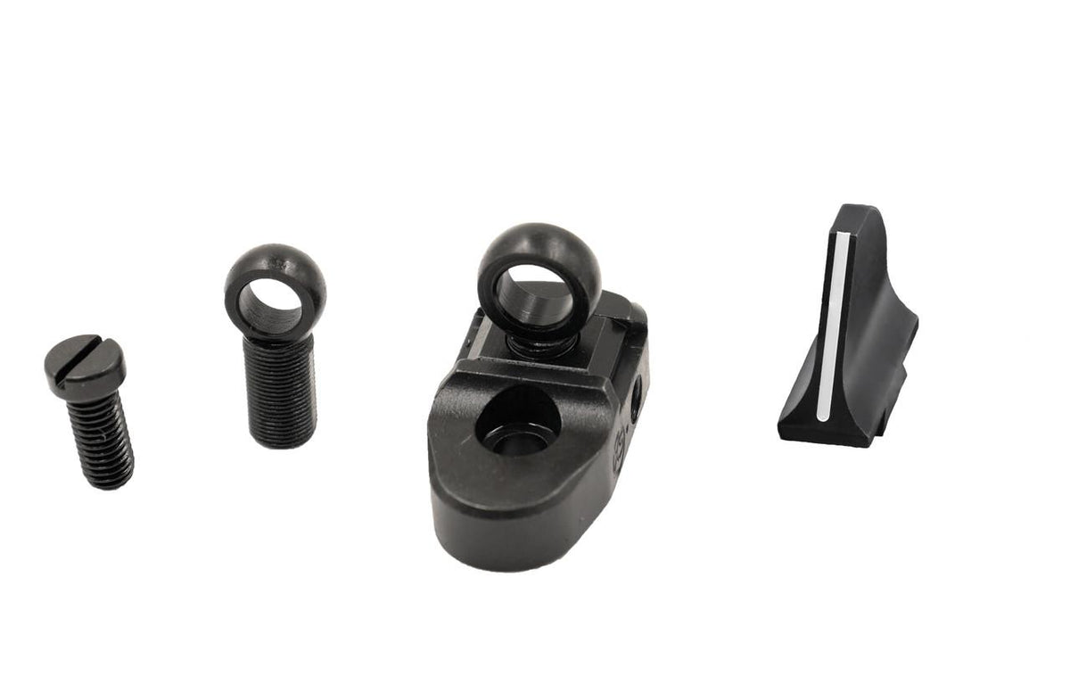 XS Sights Henry Big Boy .357 Mag Ghost Ring Sight Set - Adjustable Black Steel
