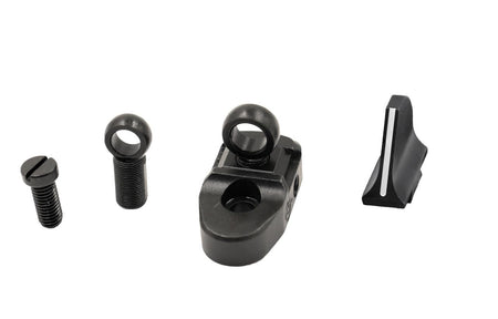 XS Sights Henry Big Boy .357 Mag Ghost Ring Sight Set - Adjustable Black Steel