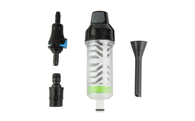 Aquamira Frontier Max Water Filter System, Backcountry Green Series IV Cartridge, Black Gray 67022