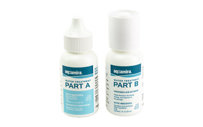 Aquamira 67202 Water Treatment 1 oz Drop Set, 30 Gallon Capacity, Backcountry Safe