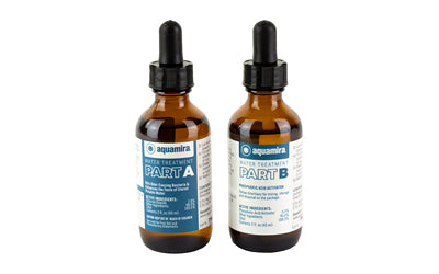 Aquamira 67206 Water Treatment 2 oz Drop Set with Droppers, 60 Gallon Capacity
