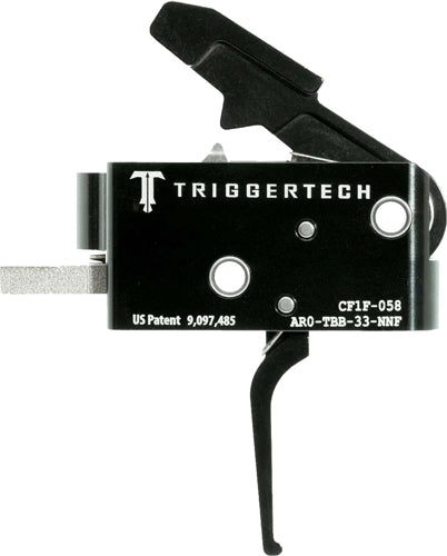 TriggerTech AR-15 Competitive Series Two Stage Flat Trigger Matte Black