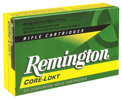 Remington Core-Lokt 6mm Remington 100 grain Pointed Soft Point ammunition