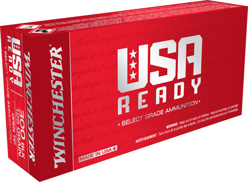 Winchester USA Ready Rifle Ammo 300 BO 125 gr. Open Tip 20 rd.