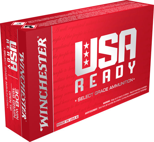 Winchester USA Ready Ready Open Tip Range 168 Grain .308 Win / 7.62x51mm 2680 fps