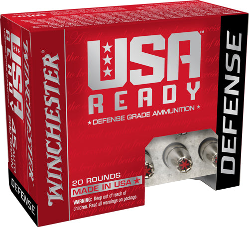 Winchester USA Ready Hex Vent Hollow Point 200 Grain .45 ACP/Auto 1000 fps