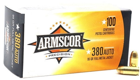 Armscor .380 Auto 95 gr Full Metal Jacket (FMJ) VALUE PACK