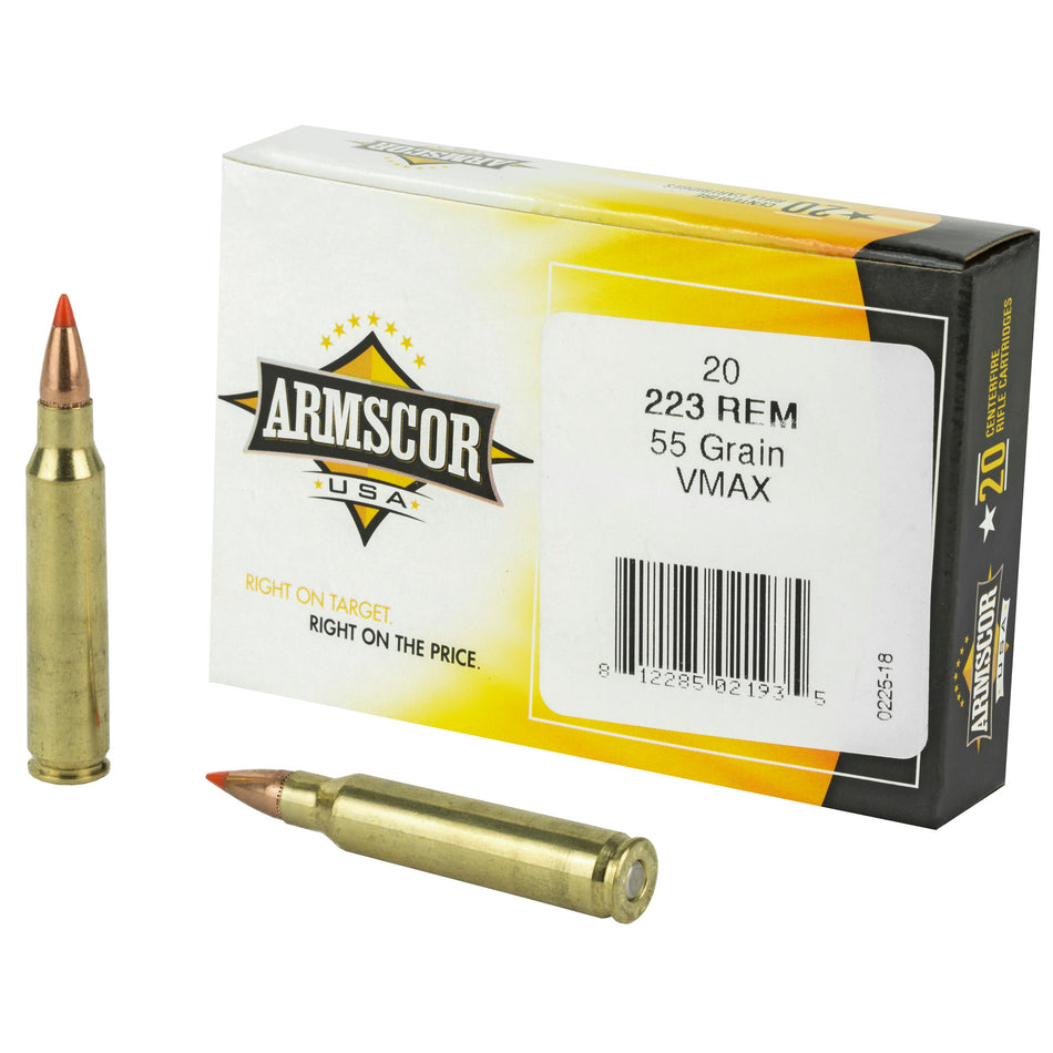 ARMSCOR .223 Remington 55-Grain V-MAX