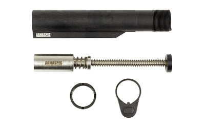 Armaspec SRS 6-Position Buffer Tube Kit, AR-10, Black ARM263-AR10