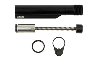Armaspec SMB Buffer Kit with Tube, Endplate and Castle Nut, AR-10, Black ARM268-AR10
