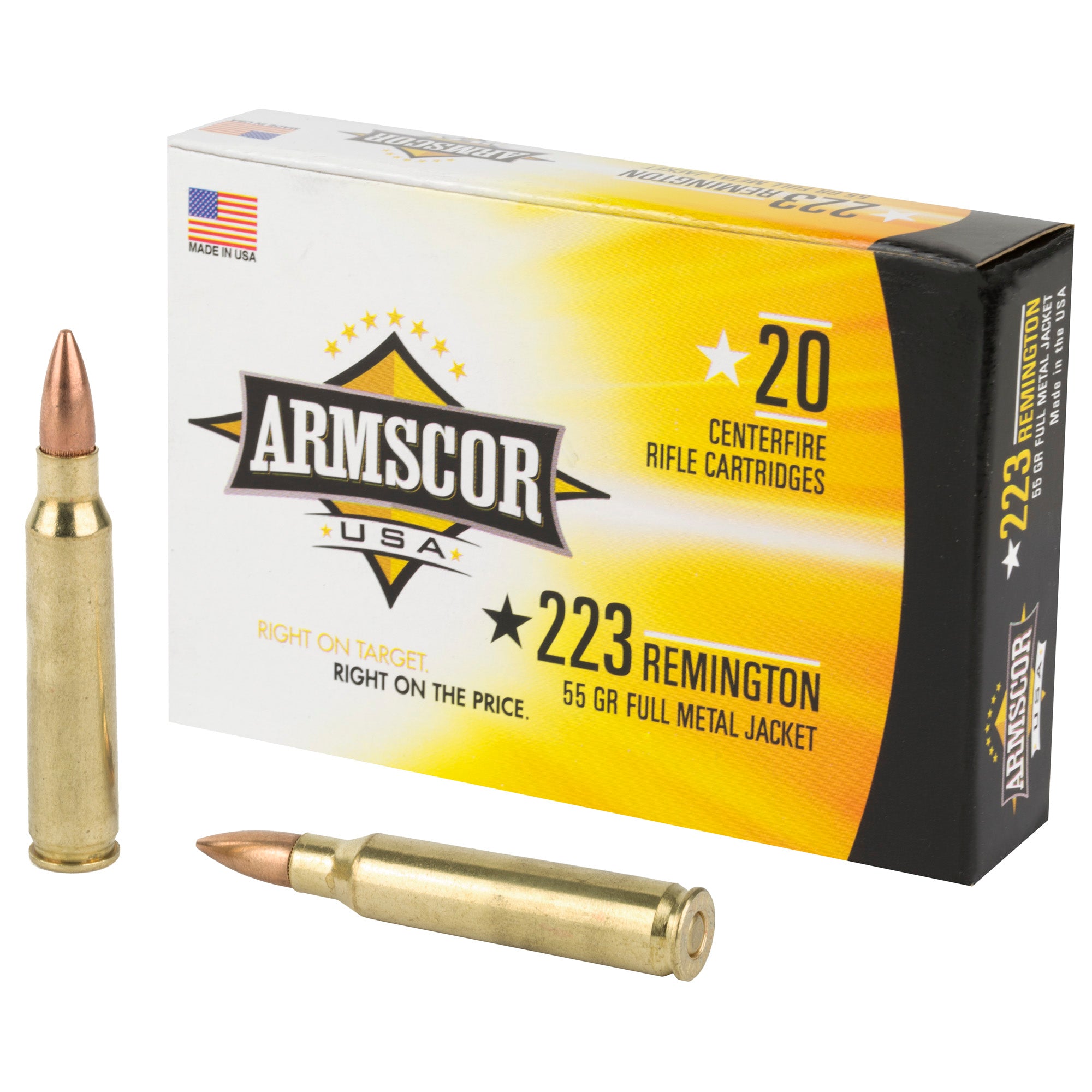 Armscor .223 Remington 55 gr Full Metal Jacket (FMJ)