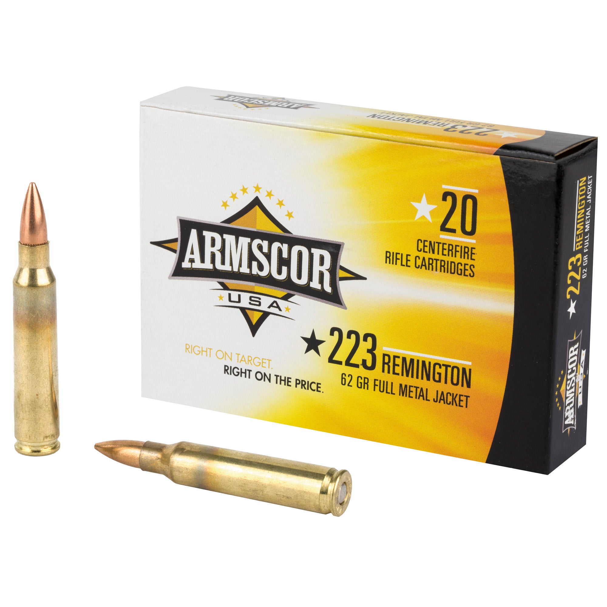 Armscor .223 Remington 62 gr Full Metal Jacket (FMJ)
