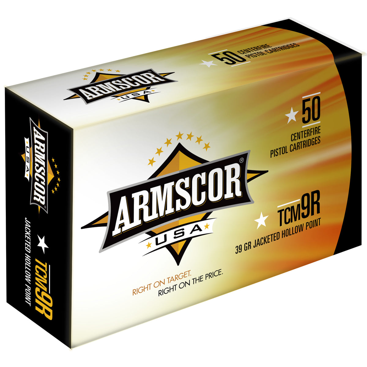 Armscor Precision .22 TCM 39 grain Jacketed Hollow Point ammunition
