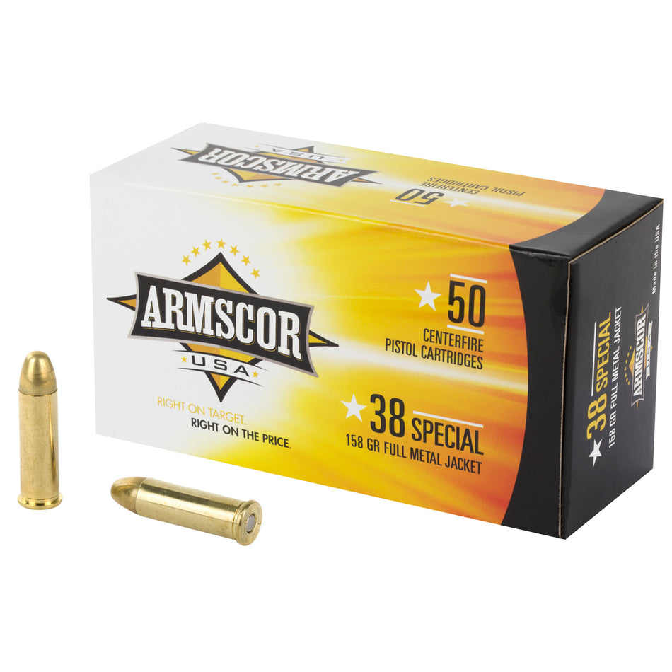 Armscor - .38 Special 158 Grain Full Metal Jacket