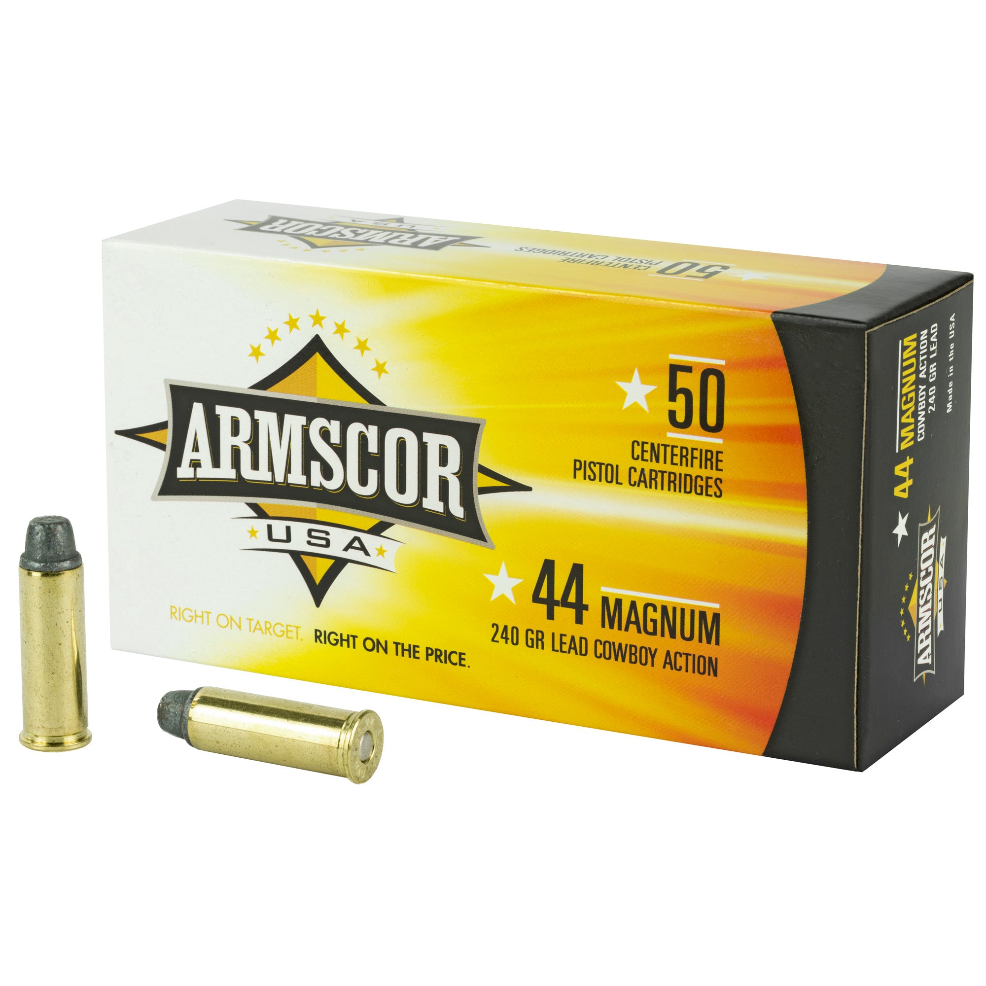 Armscor Competition Semi Wadcutter 240 Grain .44 Magnum 950 fps