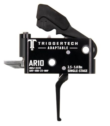 TRIGGERTECH AR10 SINGLE STAGE ADAPTABLE STRAIGHT FLAT BLACK