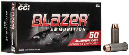 CCI 3584 Blazer 45 Colt (LC) 200 gr Jacketed Hollow Point (JHP)