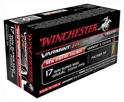 Winchester Varmint High Energy .17 WSM 25 grain Polymer Tip ammunition
