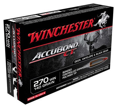 Winchester Expedition Big Game .270 Winchester 140 grain AccuBond CT Polymer Tip ammunition
