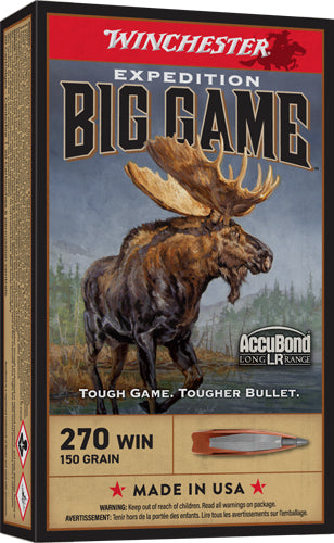 Winchester Expedition Big Game .270 Winchester 150 grain Nosler AccuBond Long-Range ammunition