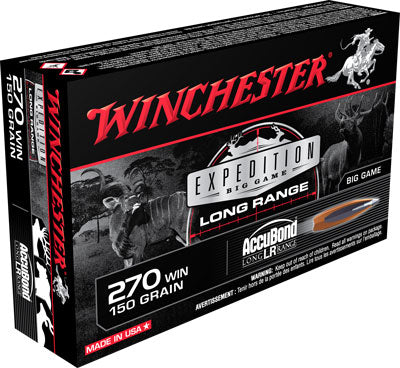 Winchester Expedition Big Game .270 Winchester 150 grain Nosler AccuBond Long-Range ammunition