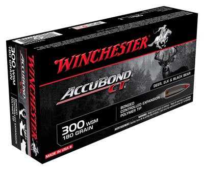 Winchester Expedition Big Game .300 WSM 180 grain AccuBond CT Polymer Tip ammunition