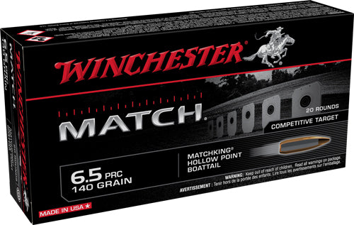 Winchester Match Sierra MatchKing Boat Tail Hollow Point 140 Grain 6.5 PRC 3030 fps