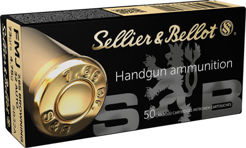 Sellier & Bellot (S&B)  Full Metal Jacket 73 Grain .32 ACP 1043 fps