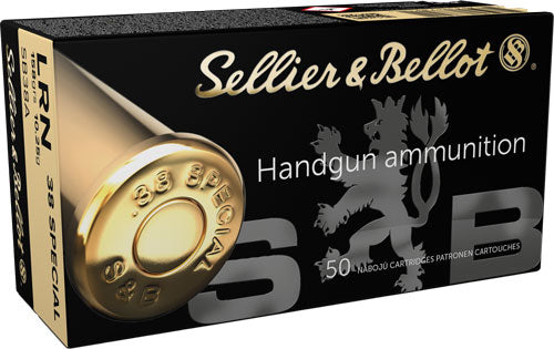 Sellier & Bellot (S&B)  Lead Round Nose 158 Grain .38 Special 997 fps