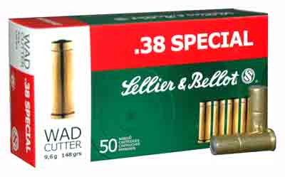 Sellier & Bellot (S&B)   148 Grain .38 Special 699 fps