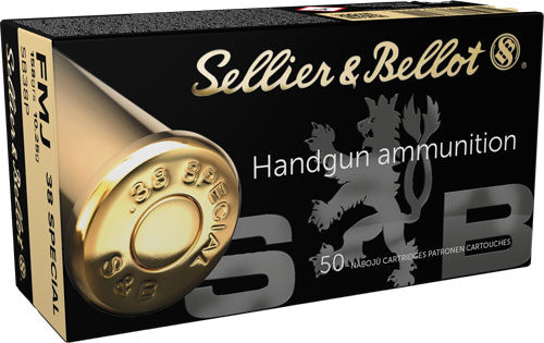Sellier & Bellot (S&B)  Full Metal Jacket 158 Grain .38 Special 889 fps