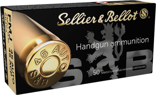 Sellier & Bellot 45 Auto 230 Grain Full Metal Jacket(FMJ)