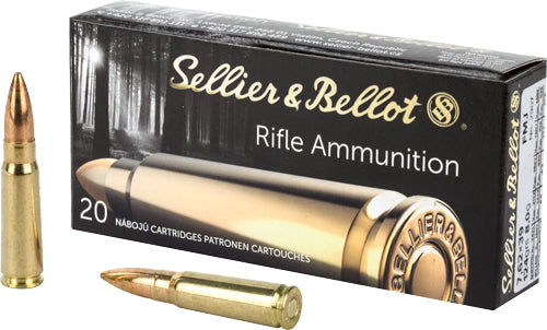 Sellier and Bellot Tactical 7.62x39mm 124 grain Full Metal Jacket ammunition